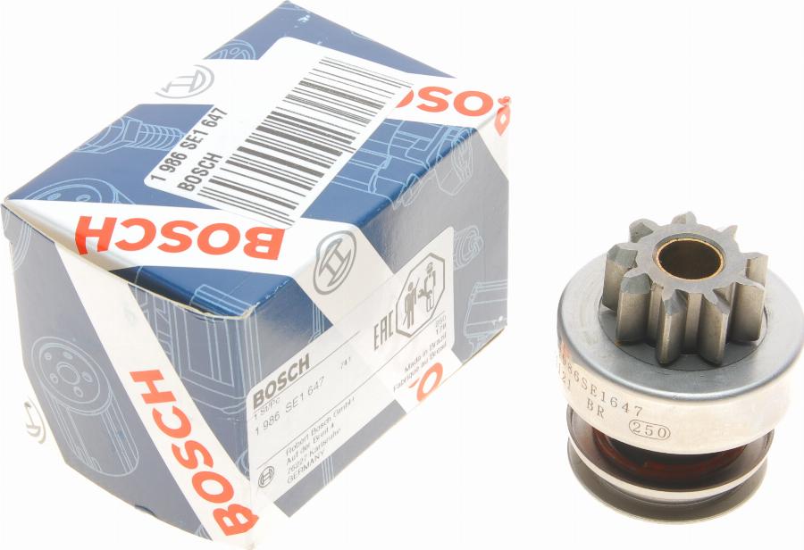 BOSCH 1 986 SE1 647 - Ведущая шестерня, стартер parts5.com