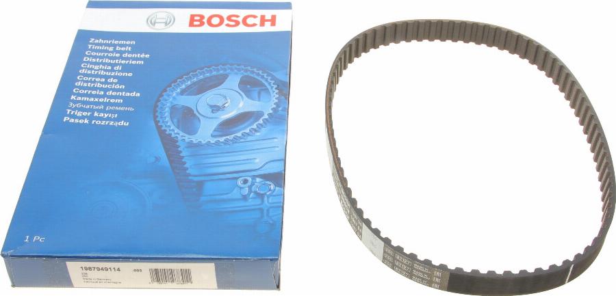 BOSCH 1 987 949 114 - Зубчатый ремень ГРМ parts5.com