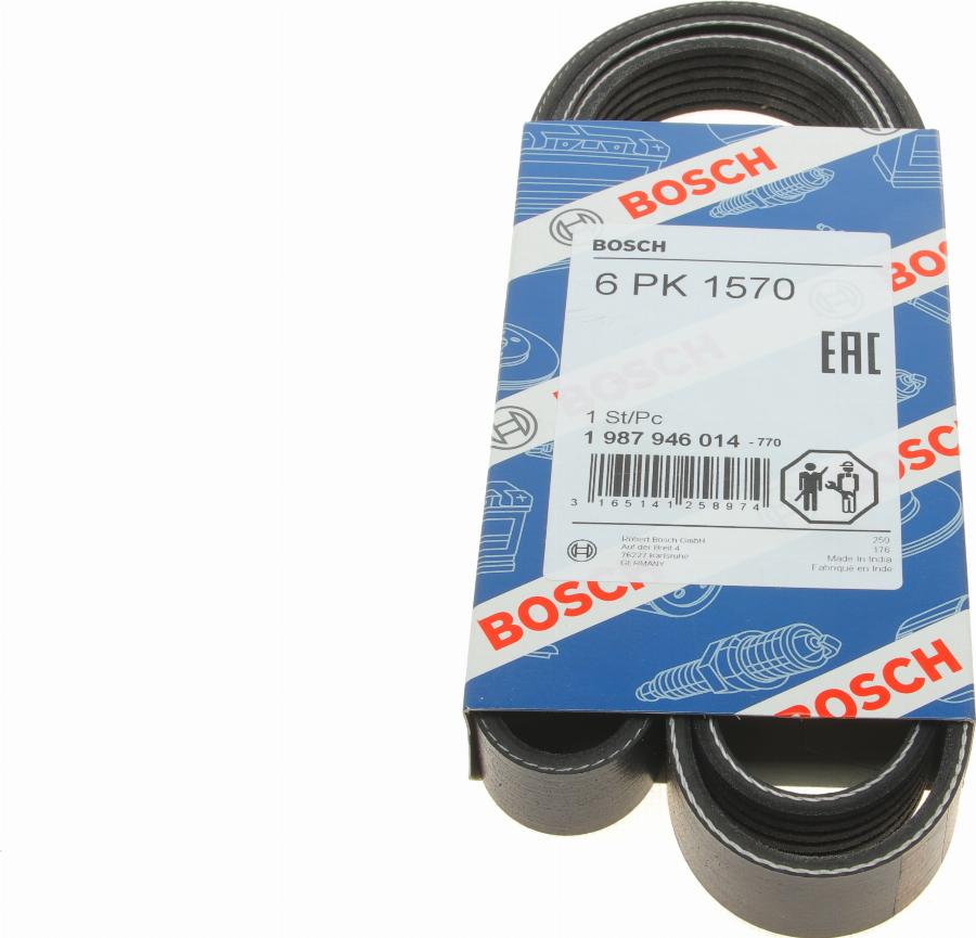 BOSCH 1 987 946 014 - V-Ribbed Belt parts5.com