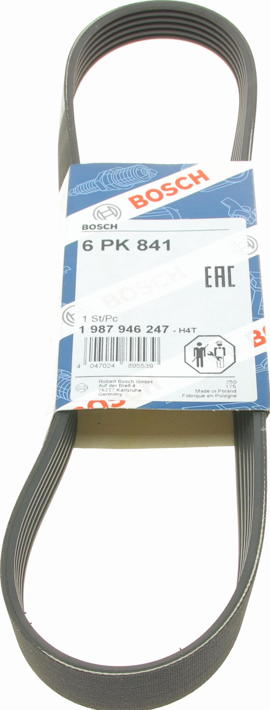 BOSCH 1 987 946 247 - Correa trapecial poli V parts5.com