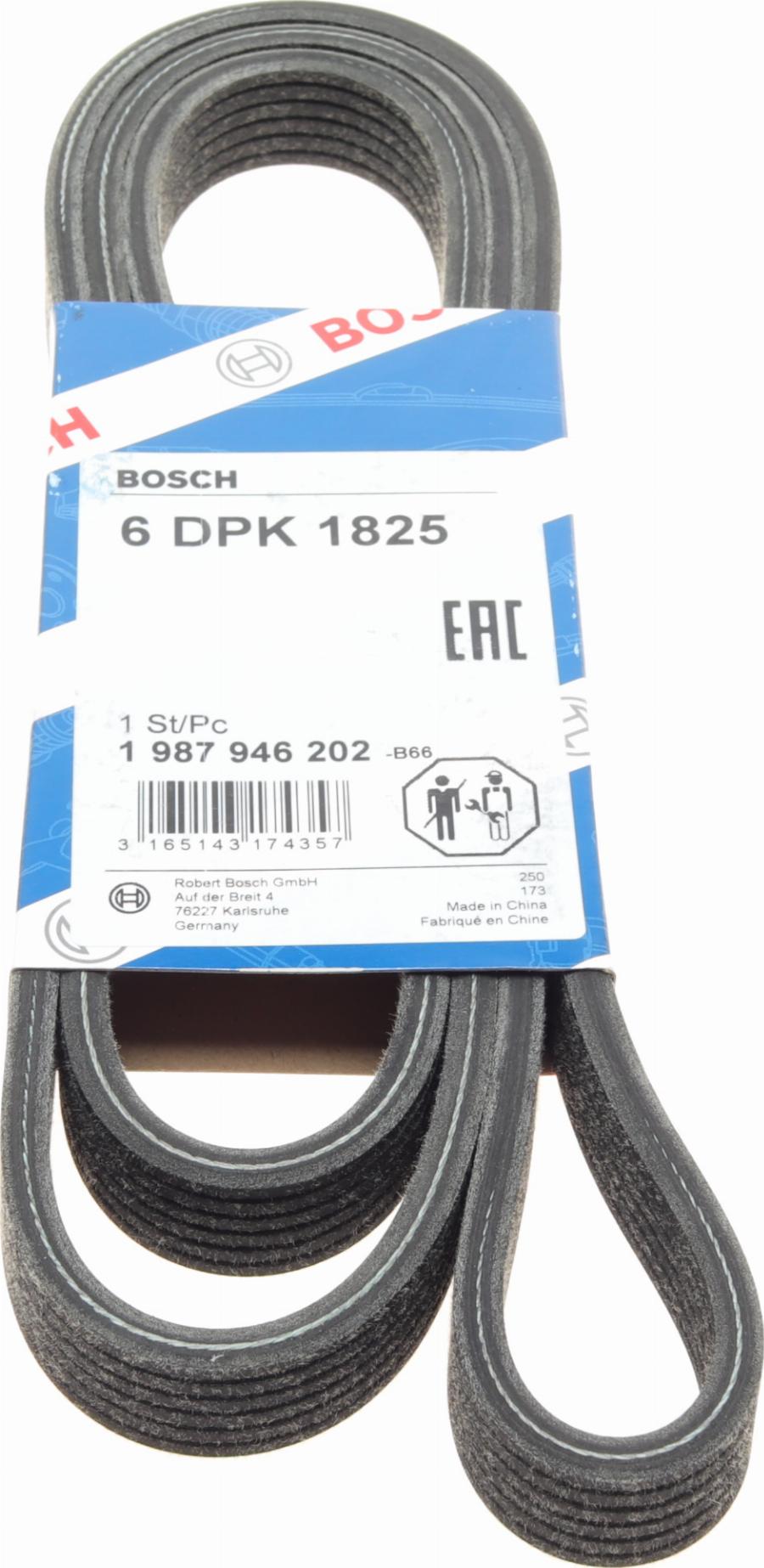 BOSCH 1 987 946 202 - Поликлиновой ремень parts5.com