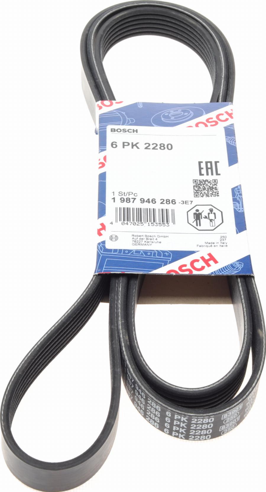 BOSCH 1 987 946 286 - Correa trapecial poli V parts5.com