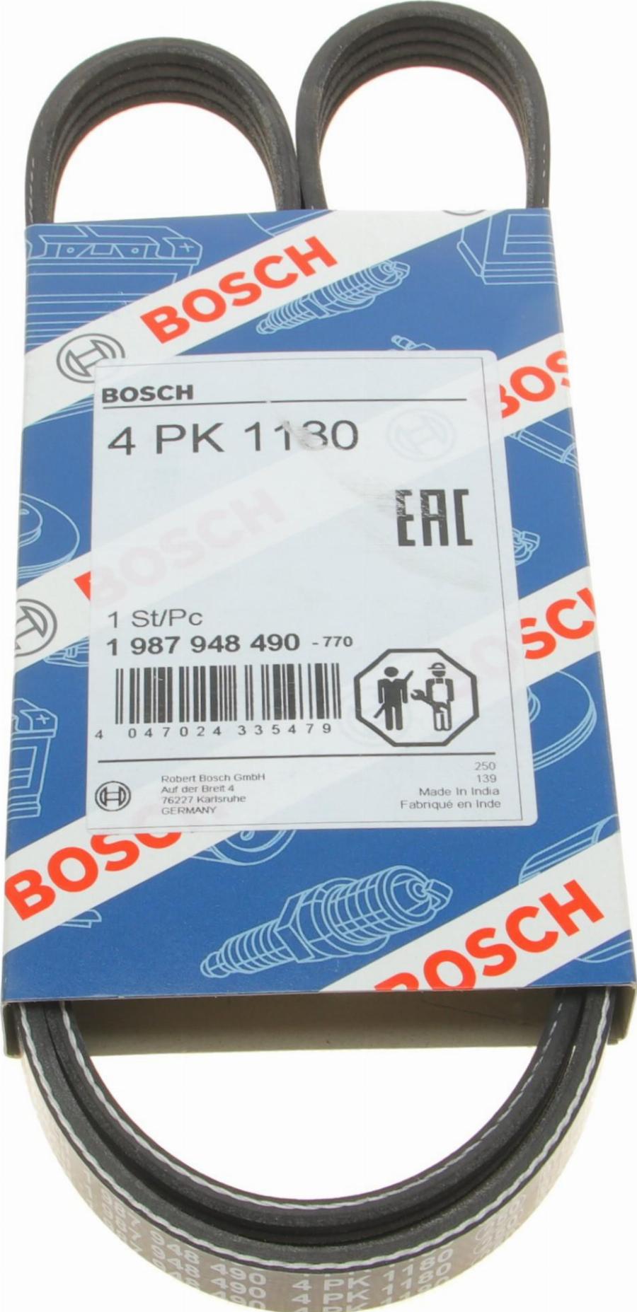 BOSCH 1 987 948 490 - V-Ribbed Belt parts5.com