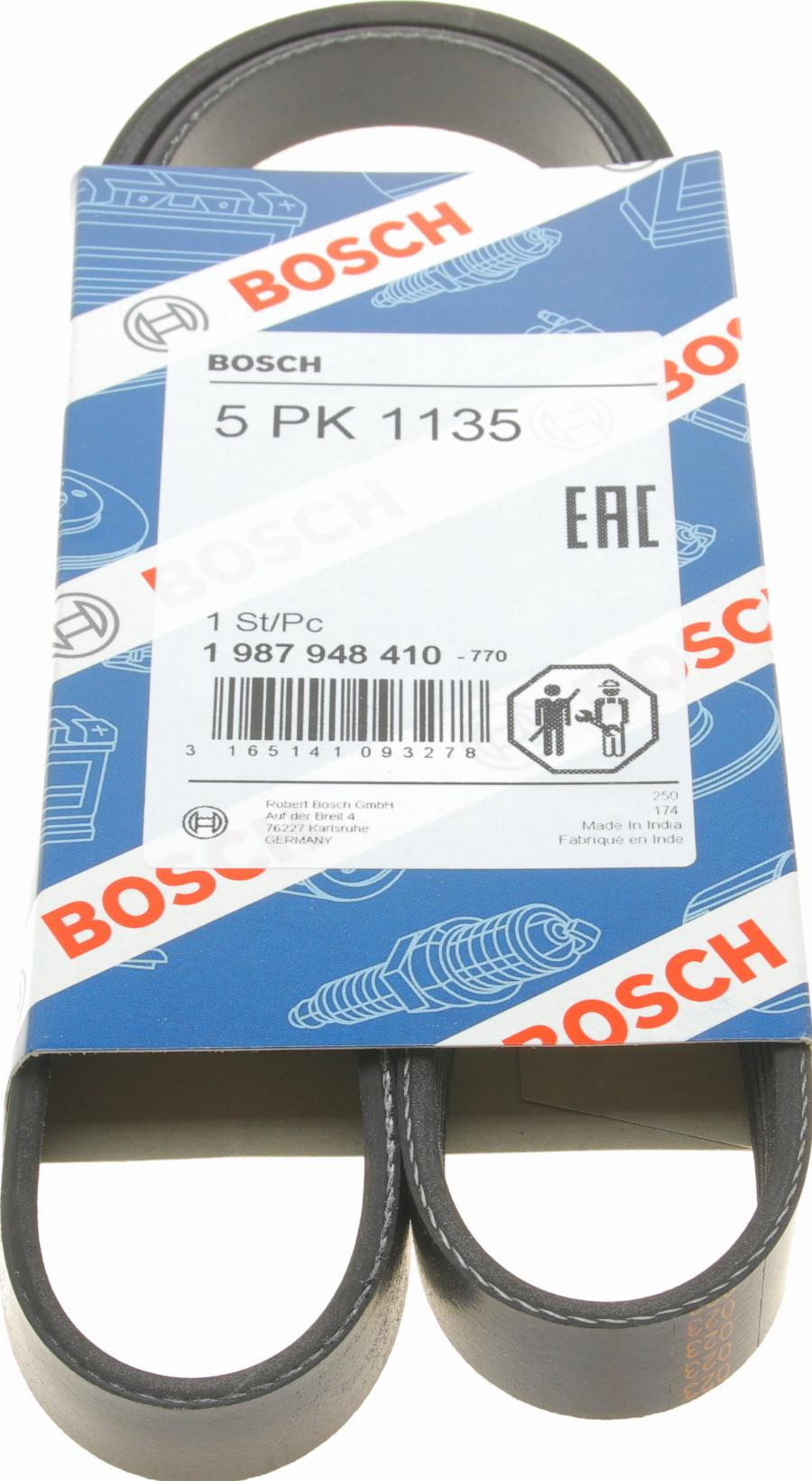 BOSCH 1 987 948 410 - Поликлиновой ремень parts5.com