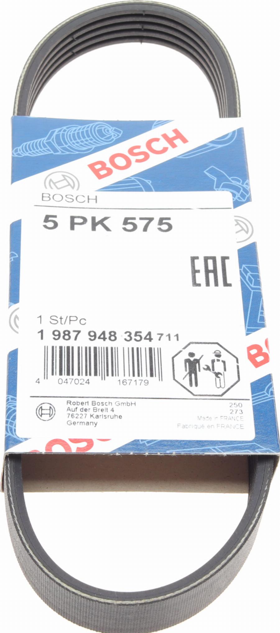 BOSCH 1 987 948 354 - Поликлиновой ремень parts5.com