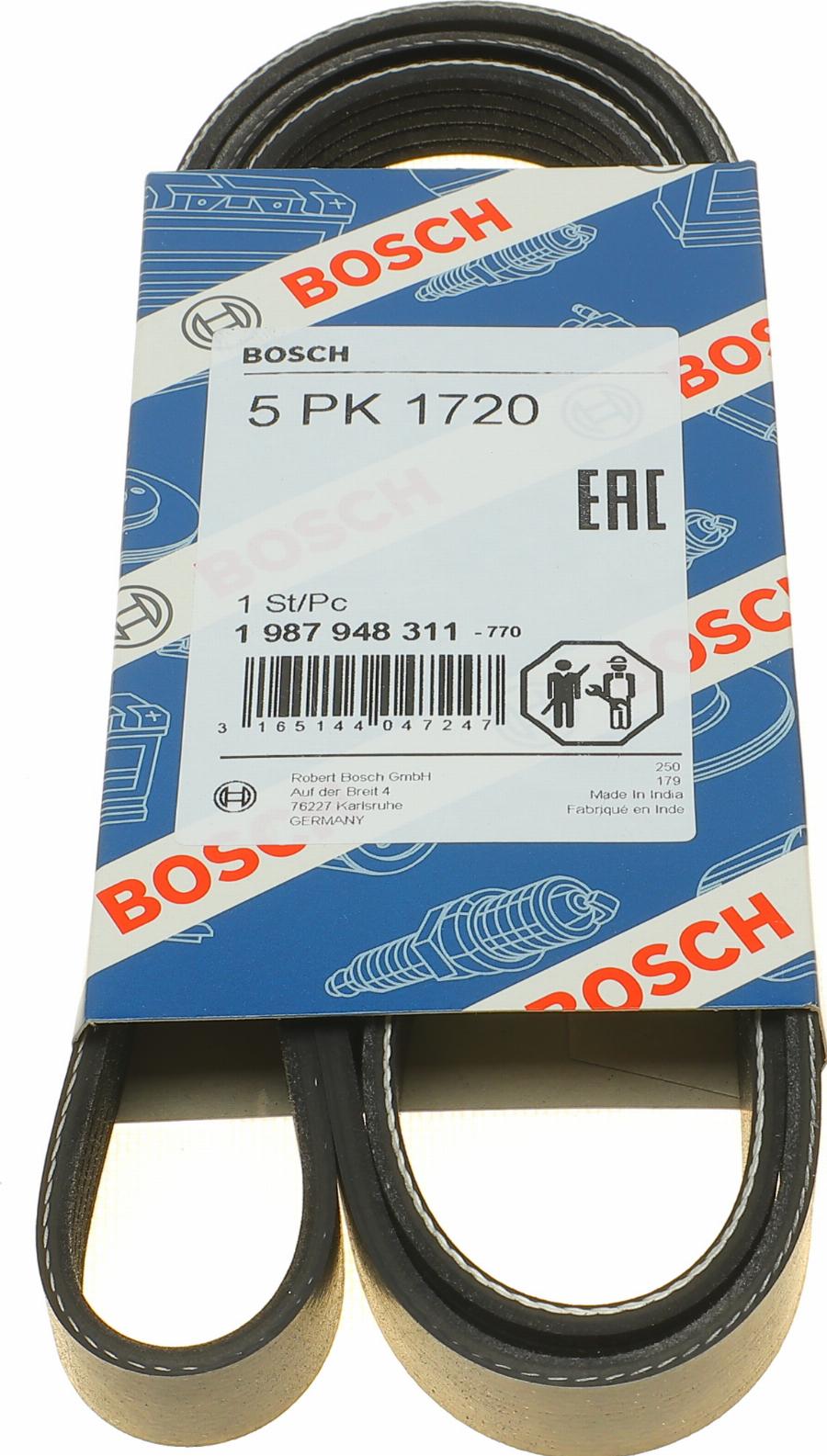 BOSCH 1 987 948 311 - Поликлиновой ремень parts5.com