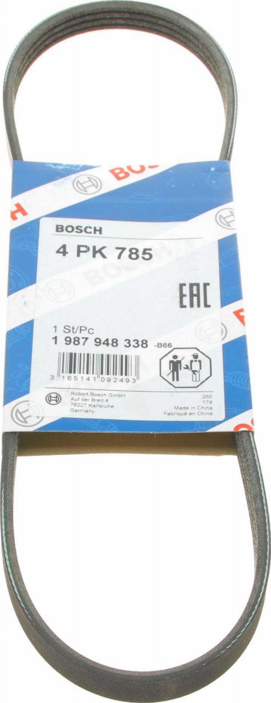 BOSCH 1 987 948 338 - Поликлиновой ремень parts5.com