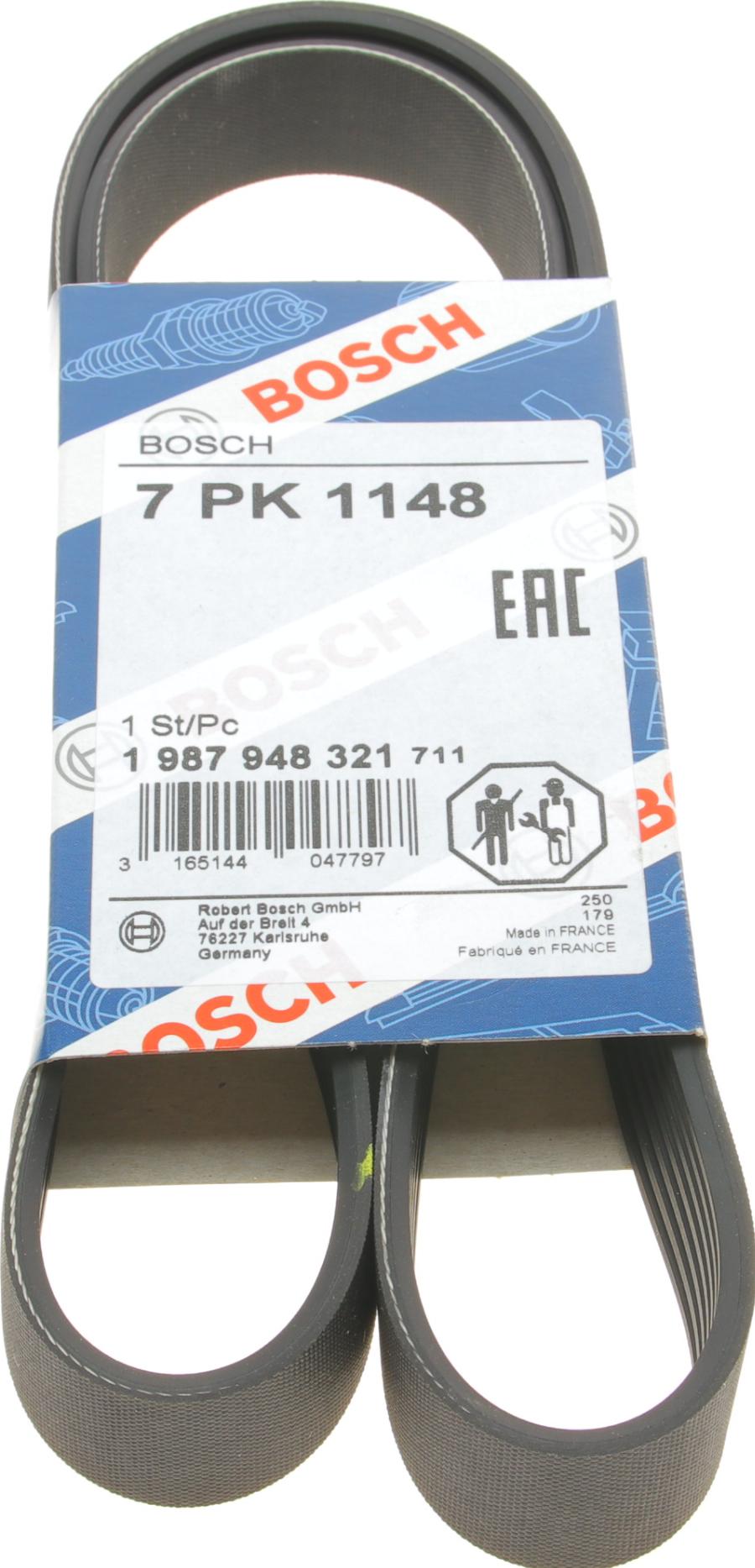 BOSCH 1 987 948 321 - Поликлиновой ремень parts5.com