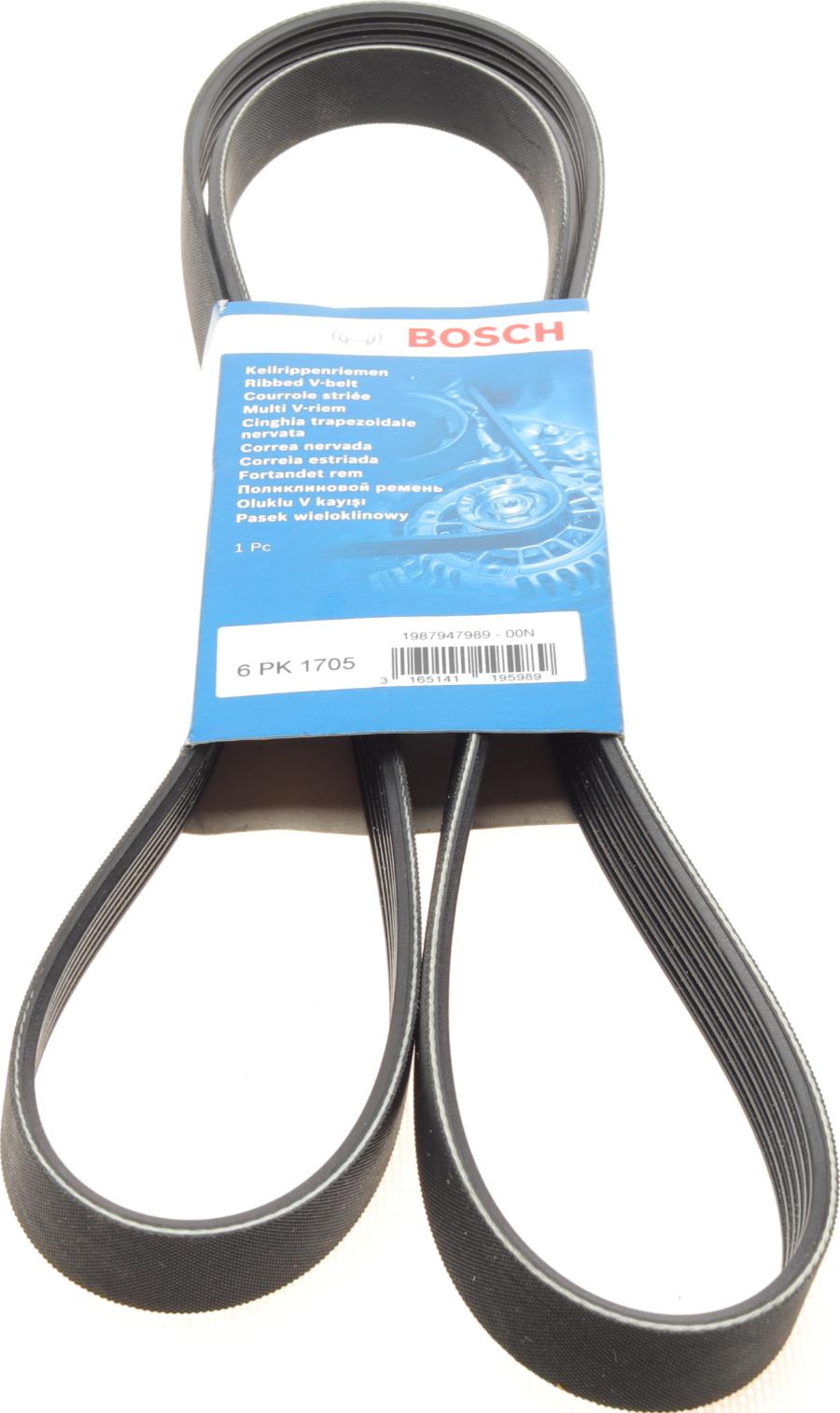 BOSCH 1 987 947 989 - Поликлиновой ремень parts5.com