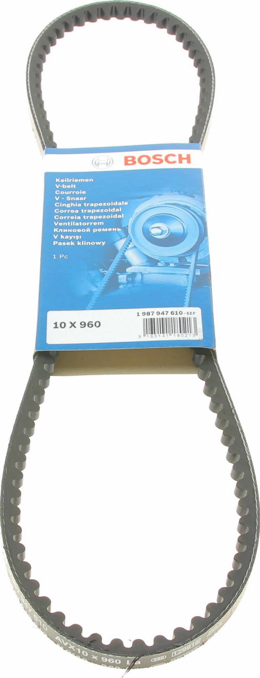 BOSCH 1 987 947 610 - Correa trapezoidal parts5.com