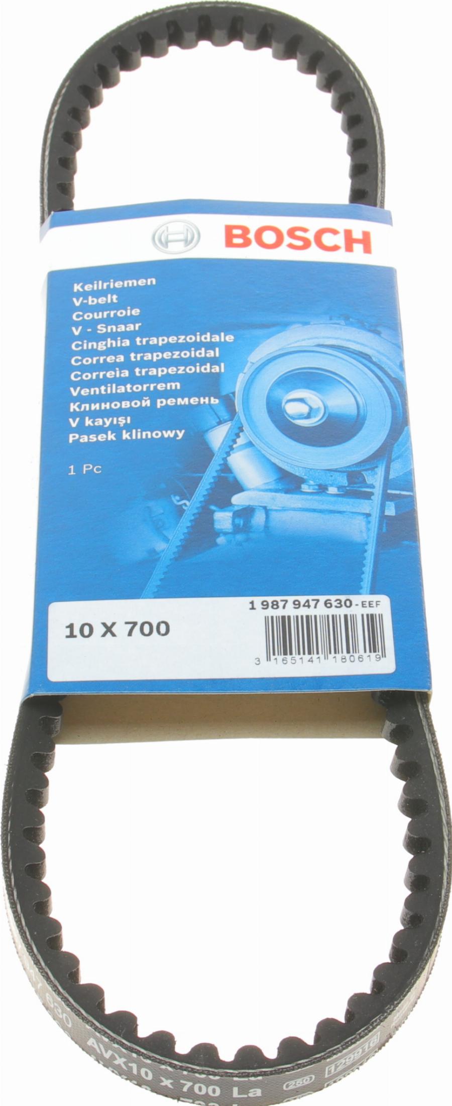 BOSCH 1 987 947 630 - Клиновой ремень, поперечные рёбра parts5.com