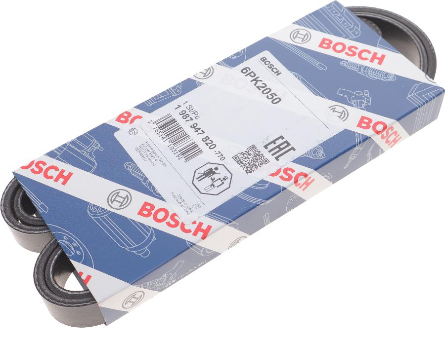 BOSCH 1 987 947 820 - Correa trapecial poli V parts5.com