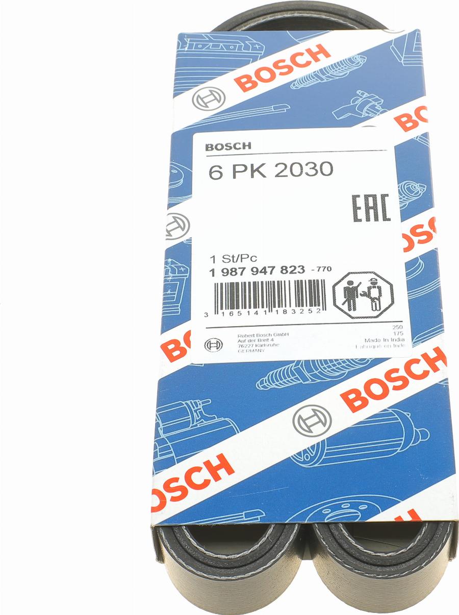 BOSCH 1 987 947 823 - V-Ribbed Belt parts5.com