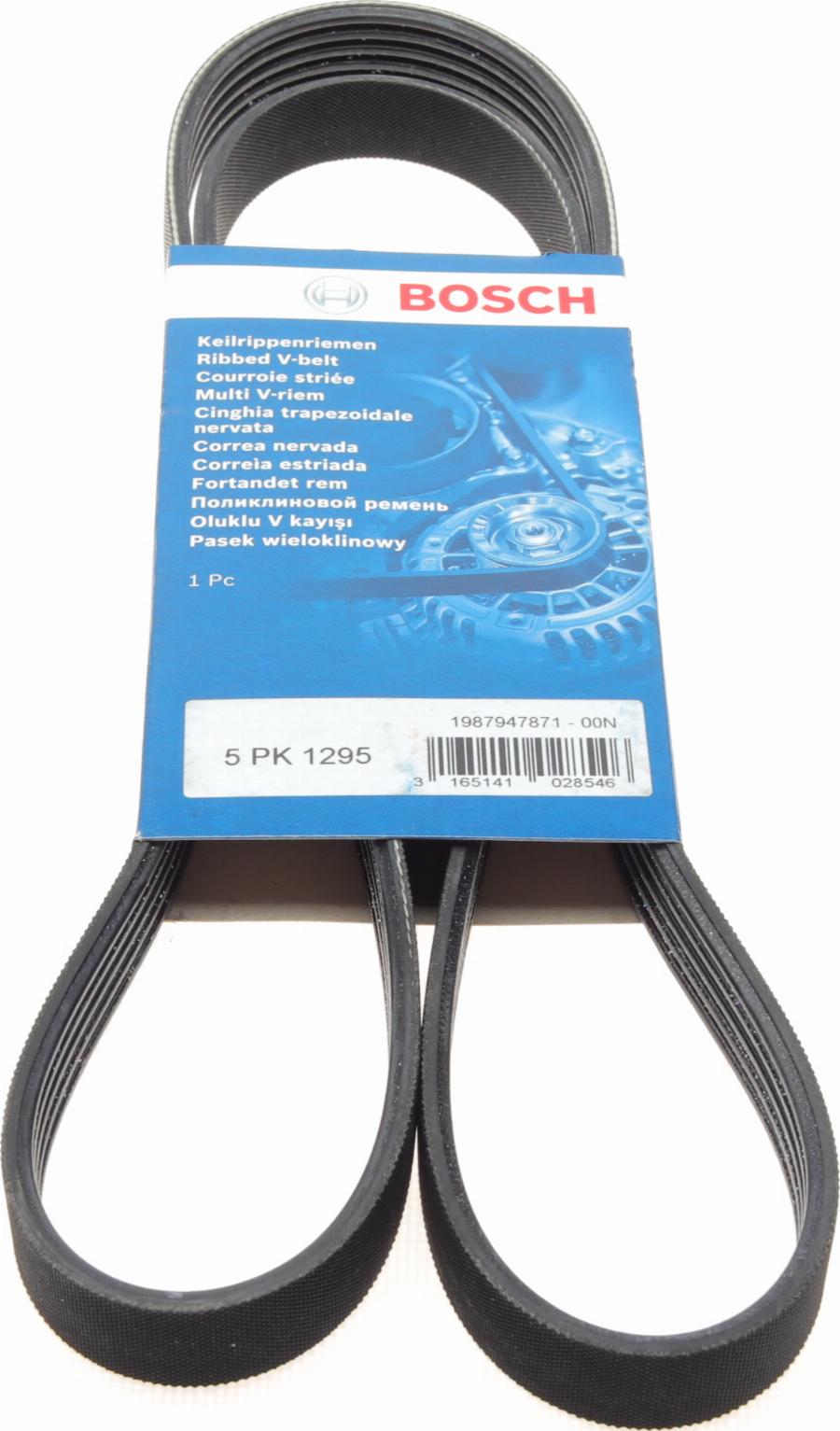 BOSCH 1 987 947 871 - Correa trapecial poli V parts5.com