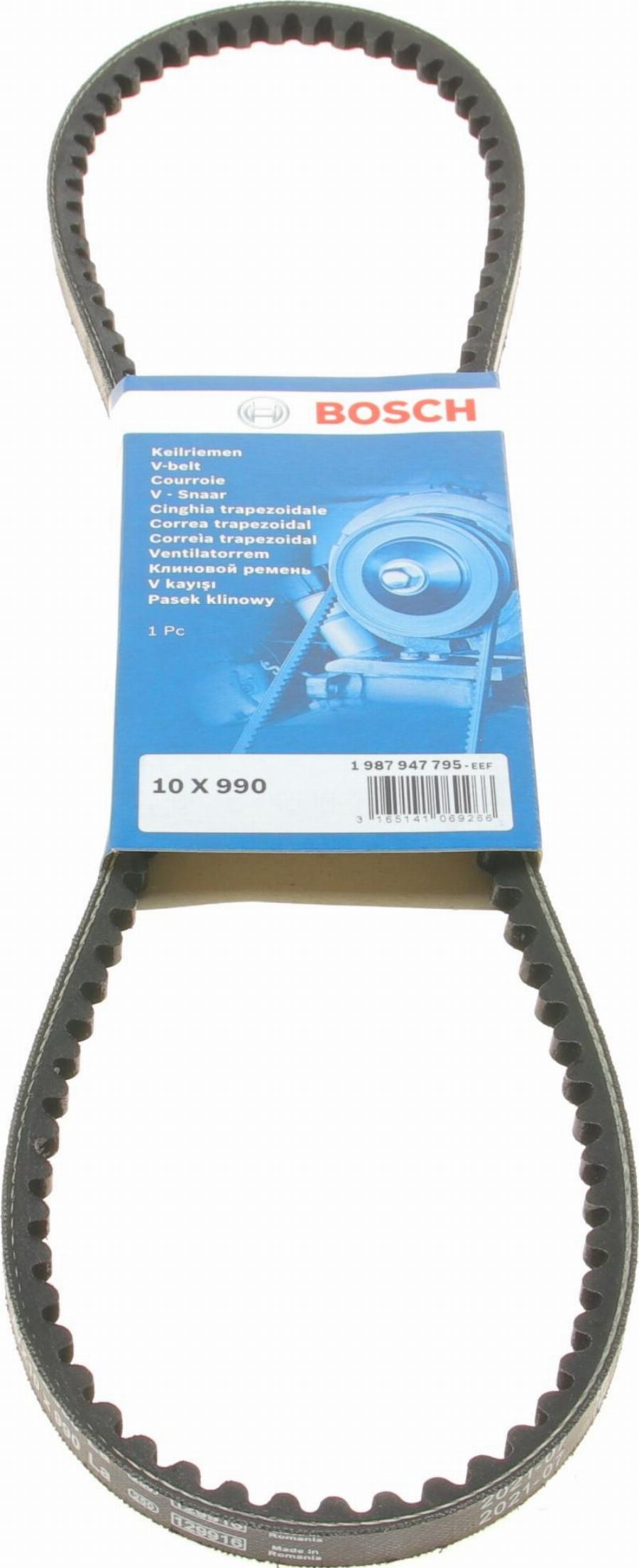 BOSCH 1 987 947 795 - Клиновой ремень, поперечные рёбра parts5.com