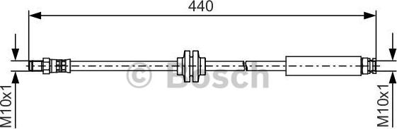 BOSCH 1 987 481 484 - Тормозной шланг parts5.com