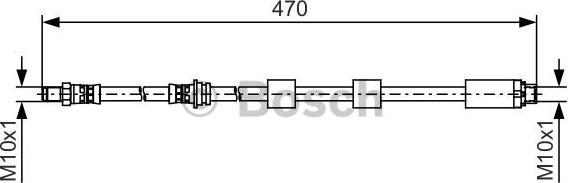 BOSCH 1 987 481 481 - Тормозной шланг parts5.com