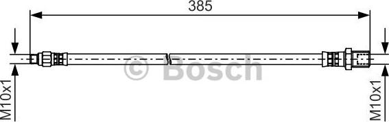 BOSCH 1 987 481 510 - Тормозной шланг parts5.com