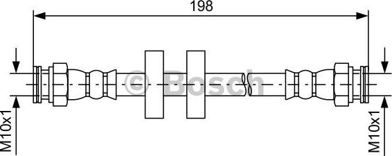 BOSCH 1 987 481 581 - Brake Hose parts5.com