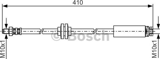 BOSCH 1 987 481 022 - Тормозной шланг parts5.com