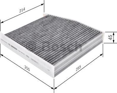 BOSCH 1 987 435 505 - Фильтр воздуха в салоне parts5.com