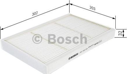 BOSCH 1 987 435 004 - Фильтр воздуха в салоне parts5.com