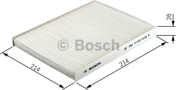 BOSCH 1 987 432 499 - Фильтр воздуха в салоне parts5.com