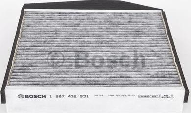 BOSCH 1 987 432 531 - Фильтр воздуха в салоне parts5.com