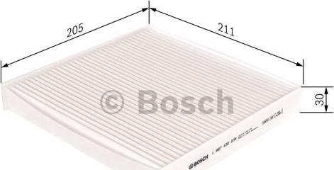 BOSCH 1 987 432 234 - Фильтр воздуха в салоне parts5.com