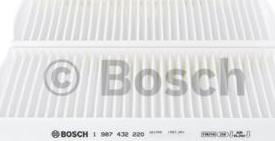 BOSCH 1 987 432 220 - Фильтр воздуха в салоне parts5.com