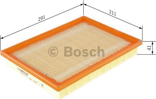 BOSCH 1 987 429 189 - Воздушный фильтр parts5.com