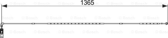 BOSCH 1 987 474 583 - Сигнализатор, износ тормозных колодок parts5.com