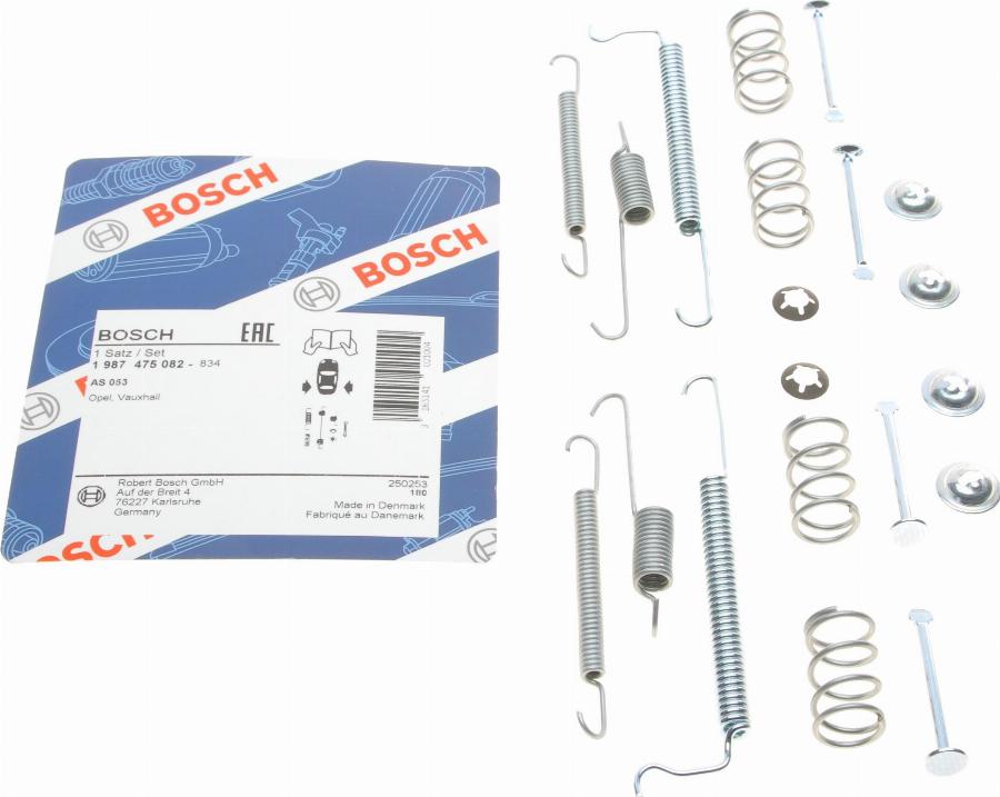 BOSCH 1 987 475 082 - Комплектующие, барабанный тормозной механизм parts5.com