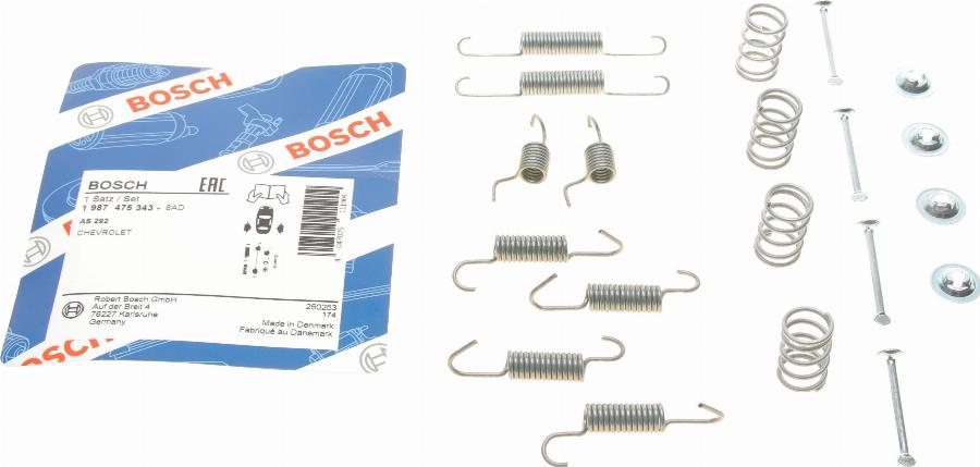 BOSCH 1 987 475 343 - Комплектующие, стояночная тормозная система parts5.com