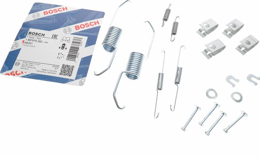 BOSCH 1 987 475 252 - Комплектующие, барабанный тормозной механизм parts5.com