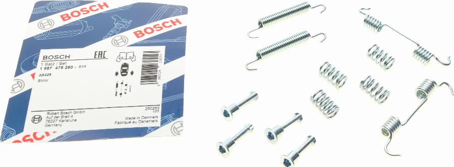 BOSCH 1 987 475 280 - Комплектующие, стояночная тормозная система parts5.com