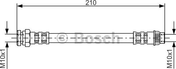 BOSCH 1 987 476 913 - Тормозной шланг parts5.com