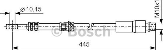 BOSCH 1 987 476 455 - Тормозной шланг parts5.com