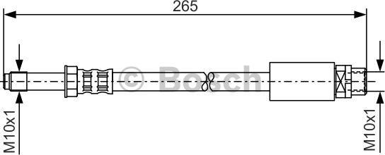 BOSCH 1 987 476 359 - Тормозной шланг parts5.com