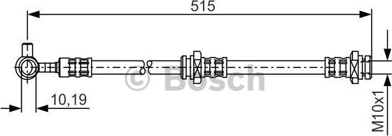 BOSCH 1 987 476 378 - Тормозной шланг parts5.com