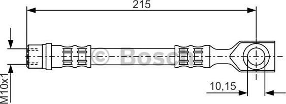 BOSCH 1 987 476 201 - Тормозной шланг parts5.com