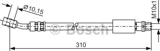 BOSCH 1 987 476 202 - Tubo flexible de frenos parts5.com