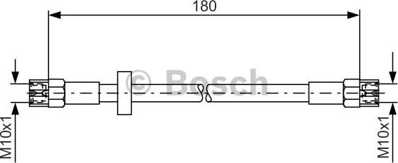 BOSCH 1 987 476 216 - Brake Hose parts5.com