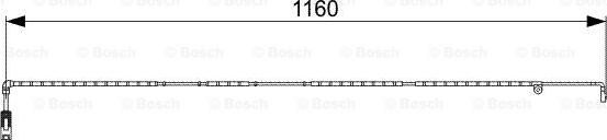 BOSCH 1 987 473 055 - Сигнализатор, износ тормозных колодок parts5.com