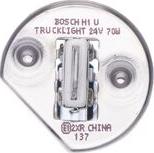 BOSCH 1 987 302 411 - Лампа накаливания, фара дальнего света parts5.com