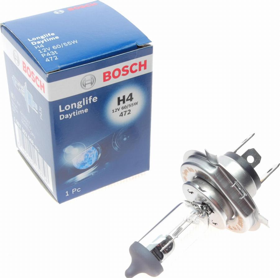 BOSCH 1 987 302 048 - Лампа накаливания, фара дальнего света parts5.com