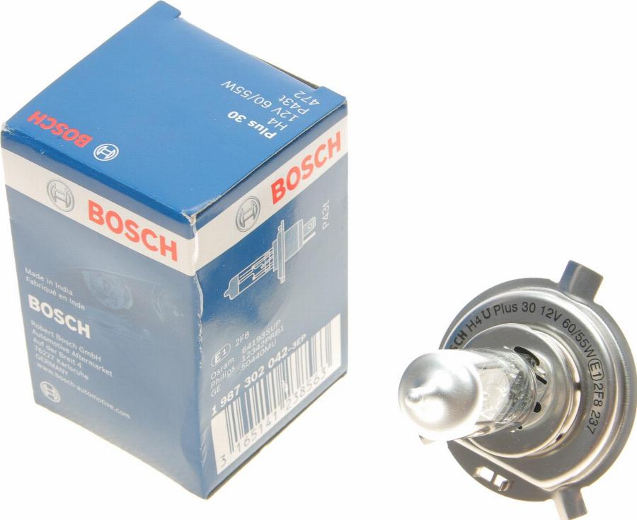 BOSCH 1 987 302 042 - Лампа накаливания parts5.com