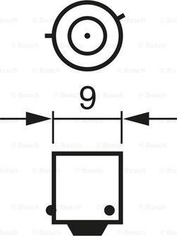 BOSCH 1 987 302 232 - Лампа накаливания, фонарь указателя поворота parts5.com