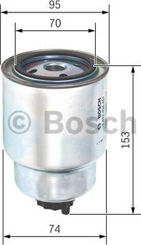 BOSCH 1 457 434 451 - Топливный фильтр parts5.com