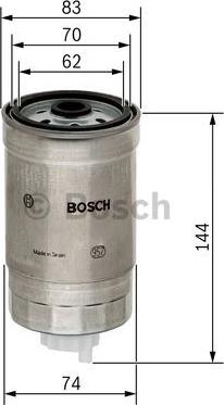 BOSCH 1 457 434 516 - Топливный фильтр parts5.com